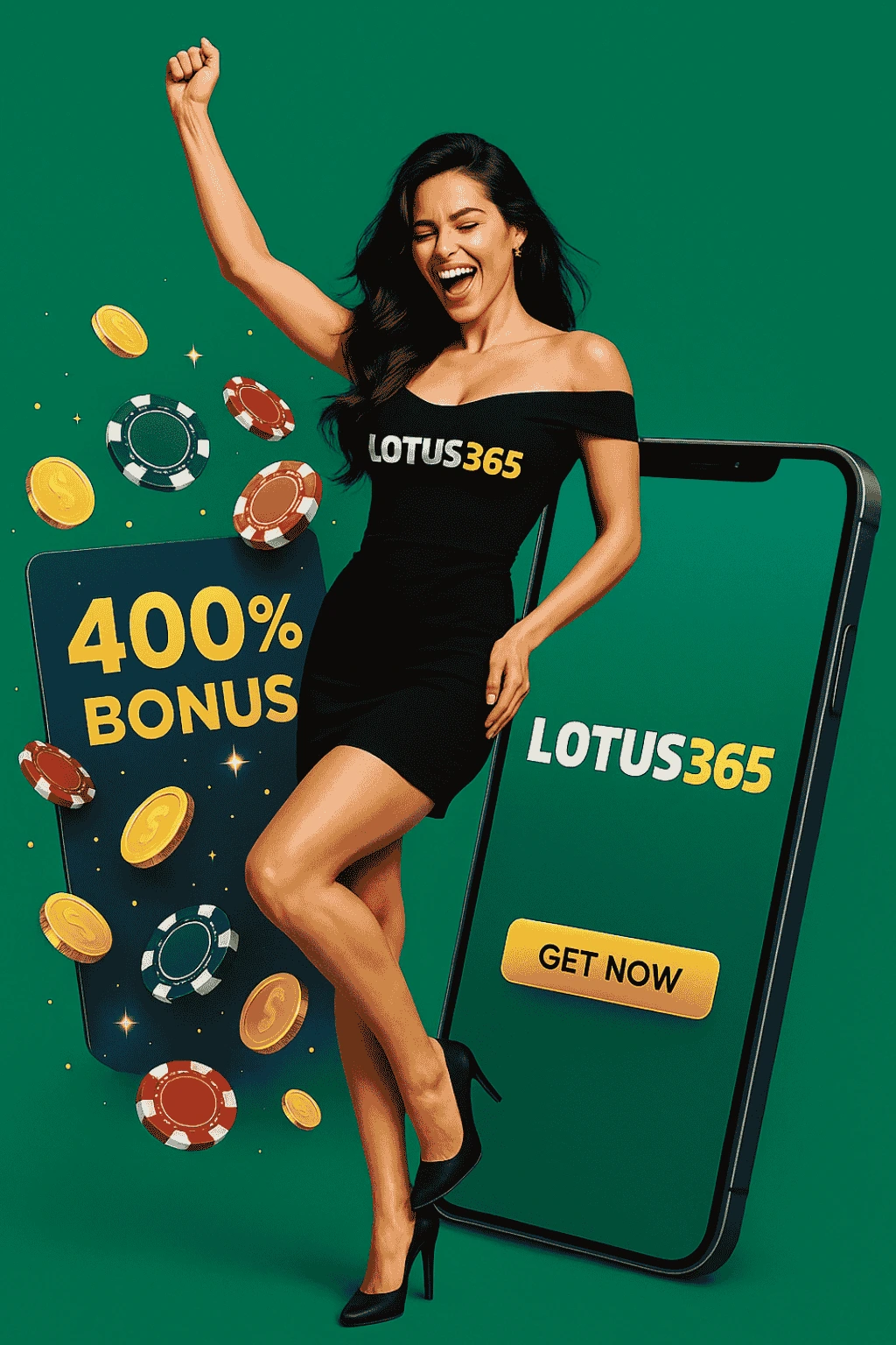400% Bonus on Lotus365