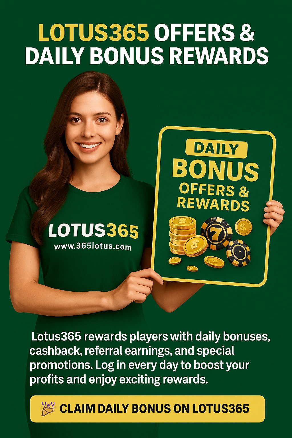 Lotus365 Daily Bonus Offer
